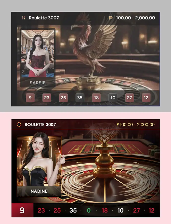 Philippines - Redesigned Roulette Game Lobby Sample